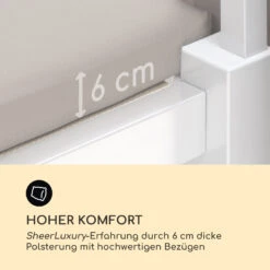 Eremitage Double Sunbed 2 Pers Stahl-Rahmen Sonnendach Vorhänge Creme -Gartendekorations Geschäft 10033317 de 0006 logo