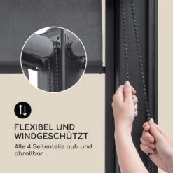 Pantheon Cortina Pavillon Mit Dach 3x6m 4 Seitenteile Grau -Gartendekorations Geschäft 10033321 de 0005 logo