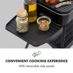 Porterhouse Elektrogrill 2200W Antihaft-Grillfläche Schwarz -Gartendekorations Geschäft 10033322 yy 0003 logo Klarstein Porterhouse Elektrogrill 2200W schwarz