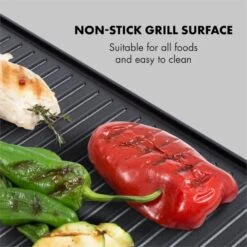 Porterhouse Elektrogrill 2200W Antihaft-Grillfläche Schwarz -Gartendekorations Geschäft 10033322 yy 0004 logo Klarstein Porterhouse Elektrogrill 2200W schwarz