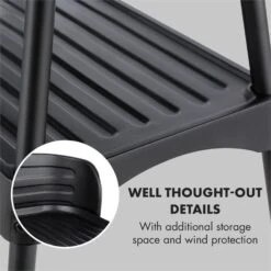 Porterhouse Elektrogrill 2200W Antihaft-Grillfläche Schwarz -Gartendekorations Geschäft 10033322 yy 0005 logo Klarstein Porterhouse Elektrogrill 2200W schwarz