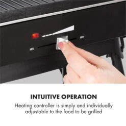 Porterhouse Elektrogrill 2200W Antihaft-Grillfläche Schwarz -Gartendekorations Geschäft 10033322 yy 0007 logo Klarstein Porterhouse Elektrogrill 2200W schwarz