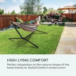 Sri Lanka Swing Hängematte Stahlrahmen 160 Kg Max. Gestreift 10 Sri Lanka Swing Hängematte Stahlrahmen 160 Kg Max. Gestreift -Gartendekorations Geschäft 10033371 yy 0003 logo Blumfeldt Sri Lanka Swing Haengematte gestreift