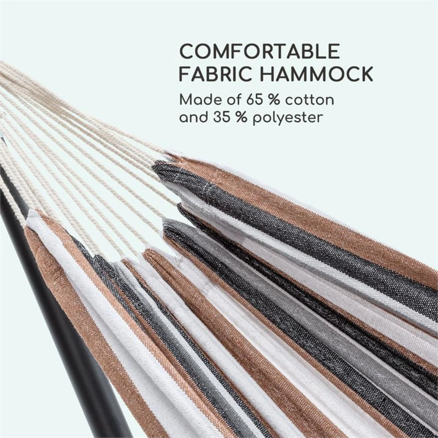 Sri Lanka Swing Hängematte Stahlrahmen 160 Kg Max. Gestreift 6 Sri Lanka Swing Hängematte Stahlrahmen 160 Kg Max. Gestreift – Bild 6