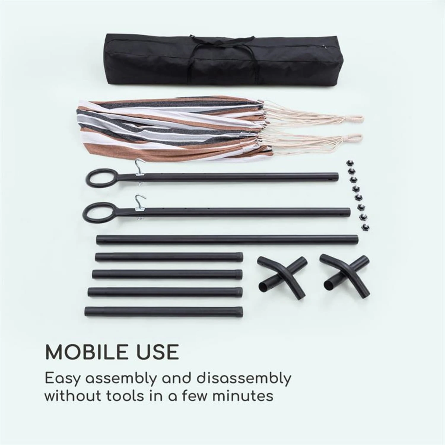 Sri Lanka Swing Hängematte Stahlrahmen 160 Kg Max. Gestreift 7 Sri Lanka Swing Hängematte Stahlrahmen 160 Kg Max. Gestreift – Bild 7