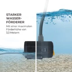 Nemesis T60 Teichpumpe 60W Leistung 3,3 M Förderhöhe 4700l/h Durchsatz -Gartendekorations Geschäft 10033382 de 0005 logo