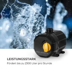 Nemesis T35 Teichpumpe 35W Leistung 2 M Förderhöhe 2300l/h Durchsatz -Gartendekorations Geschäft 10033390 de 0003 logo