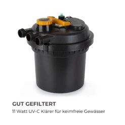 Aquaklar Teichdruckfilter-Set 11W UV-C Klärer 35W Pumpe 5 M Schlauch -Gartendekorations Geschäft 10033393 de 0003 logo