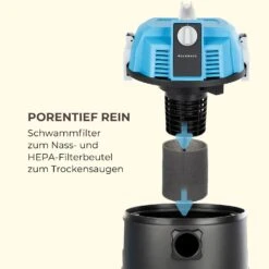 Lakeside Power Teichsauger Schlammsauger 1400W 18kPa 35l Tank Blau -Gartendekorations Geschäft 10033423 de 0006 logo