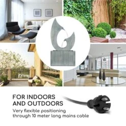 Trumpet Flow Gartenbrunnen 8W Verzinktes Metall LEDs Indoor & Outdoor -Gartendekorations Geschäft 10033430 yy 0003 logo Blumfeldt Trumpet Flow Gartenbrunnen