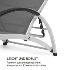 Beverly Wood Sonnenliege Schaukelstuhl Aluminium Grau -Gartendekorations Geschäft 10033454 de 0006 logo