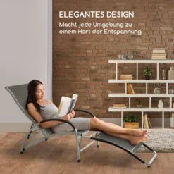 Beverly Wood Sonnenliege Schaukelstuhl Aluminium Grau -Gartendekorations Geschäft 10033454 de 0007 logo