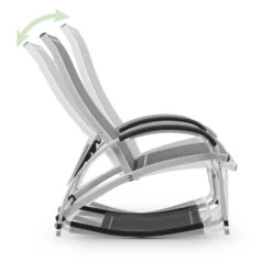 Beverly Wood Sonnenliege Schaukelstuhl Aluminium Grau -Gartendekorations Geschäft 10033454 uk 0008 logo