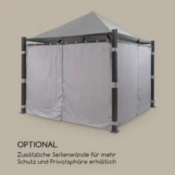 Pantheon Illumina Pavillon Mit Dach Polycarbonat Aluminium Schwarz 12 Pantheon Illumina Pavillon Mit Dach Polycarbonat Aluminium Schwarz -Gartendekorations Geschäft 10033458 de 0004 logo