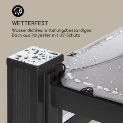 Pantheon Illumina Pavillon Mit Dach Polycarbonat Aluminium Schwarz 14 Pantheon Illumina Pavillon Mit Dach Polycarbonat Aluminium Schwarz -Gartendekorations Geschäft 10033458 de 0006 logo