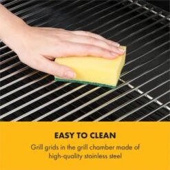 Beef Brisket Smoker Grill Holzkohlegrill/Smoker Edelstahl-Grill Mobil -Gartendekorations Geschäft 10033460 yy 0007 logo Klarstein Beef Brisket Smoker Grill schwarz