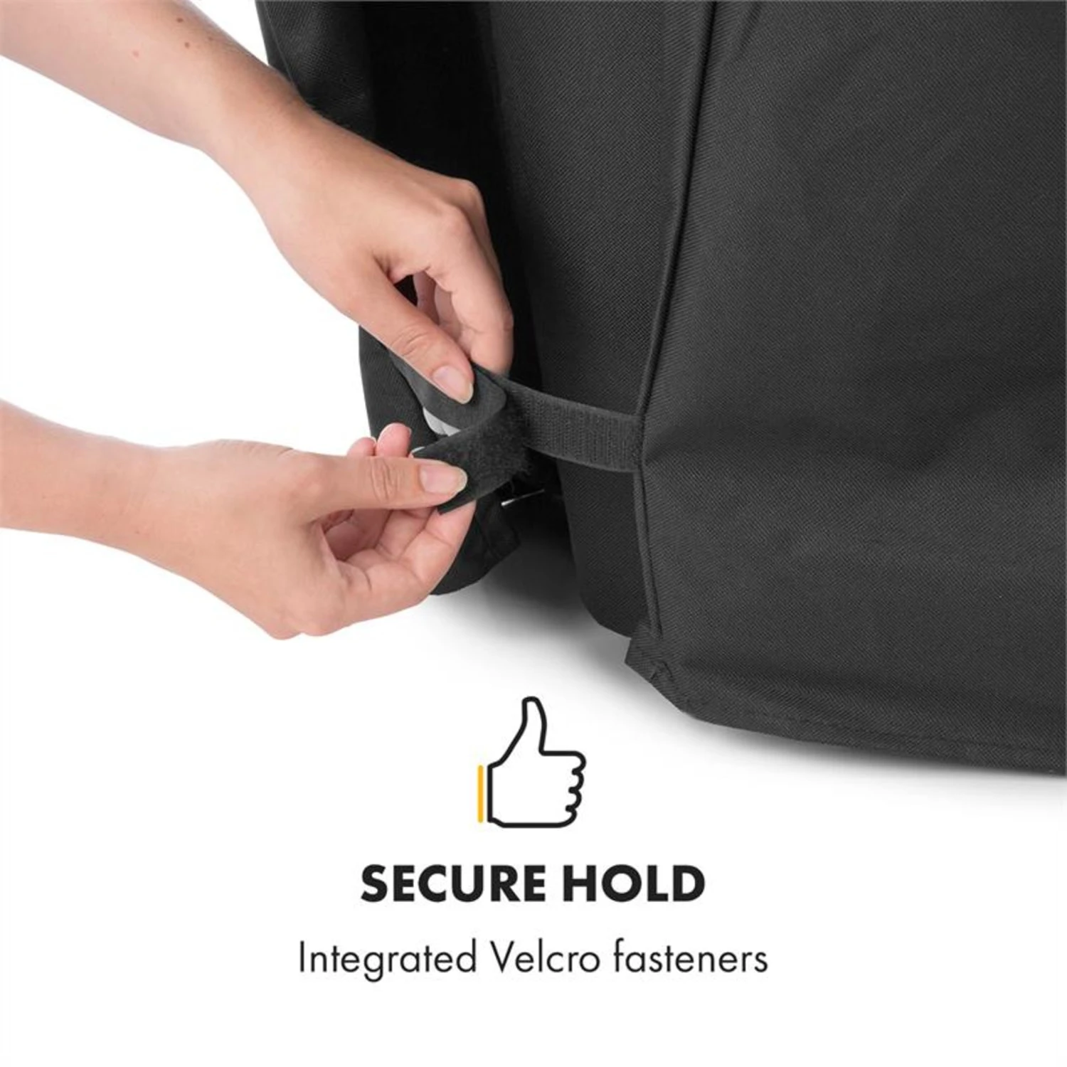 Beef Brisket Wetterschutzhaube Oxford Canvas Schwarz 3 Beef Brisket Wetterschutzhaube Oxford Canvas Schwarz – Bild 3