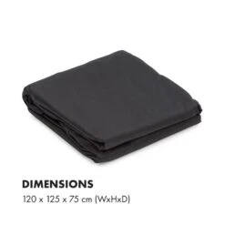 Beef Brisket Wetterschutzhaube Oxford Canvas Schwarz 9 Beef Brisket Wetterschutzhaube Oxford Canvas Schwarz -Gartendekorations Geschäft 10033461 yy 0006 logo Fabric cover for OGA032