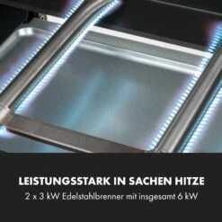 Gazooka 2.0T Gas BBQ Grill 2x3kW Brenner Edelstahl -Gartendekorations Geschäft 10033532 de 0004 logo