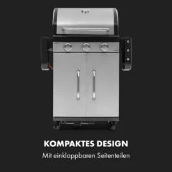 Gazooka 3.0T BBQ Grill 3x3kW Brenner 4 Rollen Edelstahl -Gartendekorations Geschäft 10033533 de 0003 logo