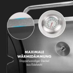 Gazooka 3.0T BBQ Grill 3x3kW Brenner 4 Rollen Edelstahl -Gartendekorations Geschäft 10033533 de 0007 logo