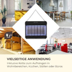 Mosquito Ex 5500 13W 150m² LEDs Auffangschale Kette Schwarz -Gartendekorations Geschäft 10033561 de 0007 logo