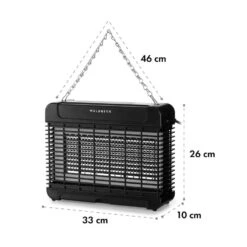 Mosquito Ex 5500 13W 150m² LEDs Auffangschale Kette Schwarz -Gartendekorations Geschäft 10033561 yy 0010 logo Waldbeck Mosquito Ex 5500 Insektenvernichter 150m
