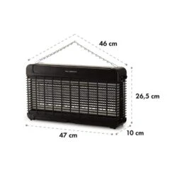 Mosquito Ex 9500 13W 300m² LEDs Auffangschale Kette Schwarz -Gartendekorations Geschäft 10033562 yy 0010 logo Waldbeck Mosquito Ex 9500 300mq