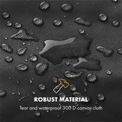 Tomahawk 3.1 S Wetterschutzhaube 300D Canvas 30/70% PE/PVC Schwarz -Gartendekorations Geschäft 10033569 yy 0003 logo Klarstein Tomahawk S Wetterschutzhaube schwarz