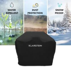 Tomahawk 3.1 S Wetterschutzhaube 300D Canvas 30/70% PE/PVC Schwarz -Gartendekorations Geschäft 10033569 yy 0005 logo Klarstein Tomahawk S Wetterschutzhaube schwarz
