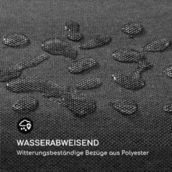 Tahiti Hollywoodschaukel Sonnendach 110cm 2-Sitzer Massivholz Grau -Gartendekorations Geschäft 10033575 de 0007 logo