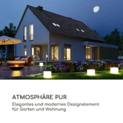 Shinecube XL Leuchtwürfel 40x40x40cm 16 Farben-LED 4 Licht-Modi Weiß -Gartendekorations Geschäft 10033732 de 0003 logo