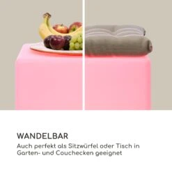 Shinecube XL Leuchtwürfel 40x40x40cm 16 Farben-LED 4 Licht-Modi Weiß -Gartendekorations Geschäft 10033732 de 0005 logo