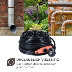 Flow Wire Frostschutzkabel 18m Mit Thermostat IP68 10 Flow Wire Frostschutzkabel 18m Mit Thermostat IP68 -Gartendekorations Geschäft 10033903 de 0005 logo
