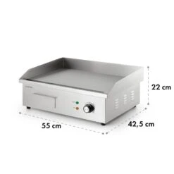 Grillmeile 3000G Elektrogrill 3000W Grillplatte 54,5x35cm Glatt -Gartendekorations Geschäft 10034447 yy 0009 logo Klarstein Grillmeile 3000G Pro Elektrogrill glatt