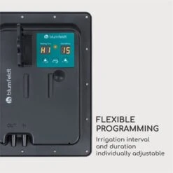 Greenkeeper Solar Bewässerungssystem Solarpanel 1.500 MAh 40 Pflanzen -Gartendekorations Geschäft 10034626 yy 0008 logo Blumfeldt Greenkeeper Solar Bewaesserungssystem