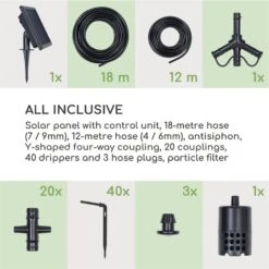 Greenkeeper Solar Bewässerungssystem Solarpanel 1.500 MAh 40 Pflanzen -Gartendekorations Geschäft 10034626 yy 0009 logo Blumfeldt Greenkeeper Solar Bewaesserungssystem