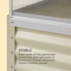 High Grow Advanced Hochbeet Mit Dach 120x95x100cm 540l Stahl Verzinkt -Gartendekorations Geschäft 10034689 uk 0004 logo