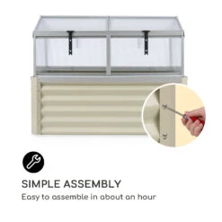 High Grow Advanced Hochbeet Mit Dach 120x95x100cm 540l Stahl Verzinkt -Gartendekorations Geschäft 10034689 uk 0007 logo