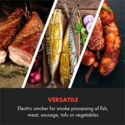 Flintstone Räucherofen 1600W Thermometer Edelstahl Elektrisch -Gartendekorations Geschäft 10034702 yy 0006 logo Klarstein NES C16