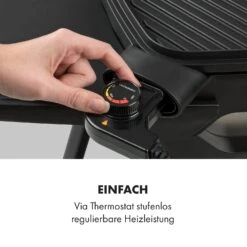 Gatsby Elektrogrill 2000W Antihaft-Grillfläche Seitentische Schwarz -Gartendekorations Geschäft 10034706 de 0005 logo