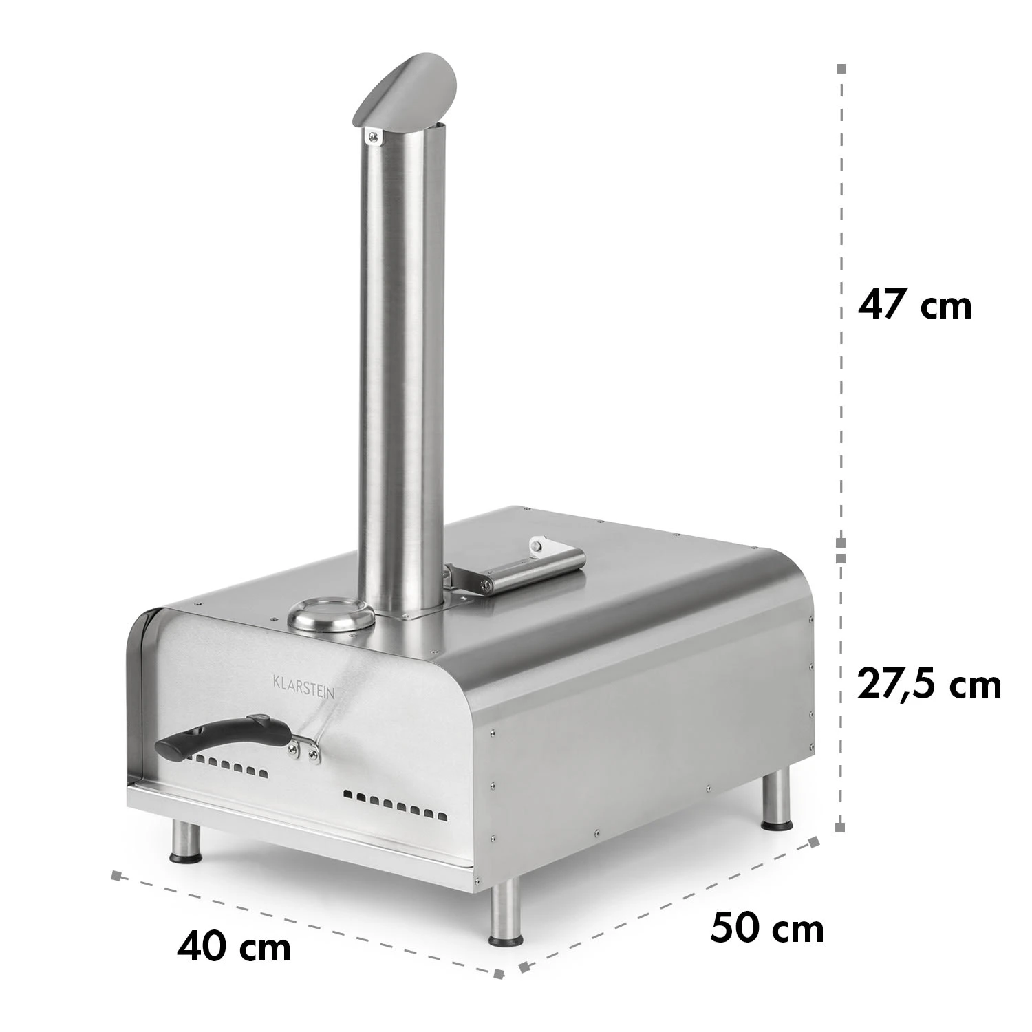 Diavolo Pizza-Pelletofen Inkl. Pizzastein Thermometer Edelstahl 7 Diavolo Pizza-Pelletofen Inkl. Pizzastein Thermometer Edelstahl – Bild 7