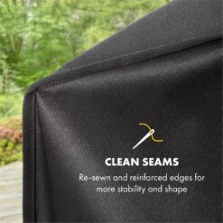 Tomahawk Wetterschutzhaube 600D Canvas 30/70% PE/PVC Schwarz 10 Tomahawk Wetterschutzhaube 600D Canvas 30/70% PE/PVC Schwarz -Gartendekorations Geschäft 10034713 yy 0004 logo Klarstein Tomahawk Wetterschutzhaube 140cm