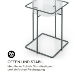 Skydive 100 Fischturm 100 Cm Ø 20 Cm Acryl Metall Transparent -Gartendekorations Geschäft 10034718 de 0004 logo