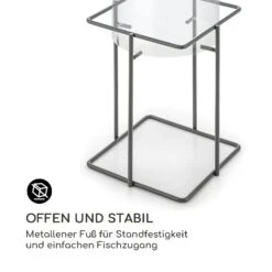 Skydive 60 Fischturm 60 Cm Ø 20 Cm Acryl Metall Transparent -Gartendekorations Geschäft 10034719 de 0004 logo