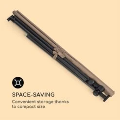 Flex-Shade L Sonnenschirm 130 X 180 Cm Polyester UV 50 Taupe -Gartendekorations Geschäft 10034727 yy 0006 logo Blumfeldt Flex Shade L Sonnenschirm 130x180 taupe