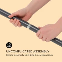 Flex-Shade XL Sonnenschirm 150 X 210 Cm Polyester UV 50 Taupe -Gartendekorations Geschäft 10034729 yy 0008 logo Blumfeldt Flex Shade XL Sonnenschirm 150x210 taupe