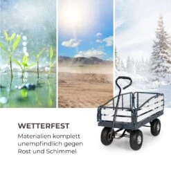 Ventura Handwagen Bollerwagen Schwerlast 300 Kg Wetterfest Stahl WPC -Gartendekorations Geschäft 10034736 de 0008 logo