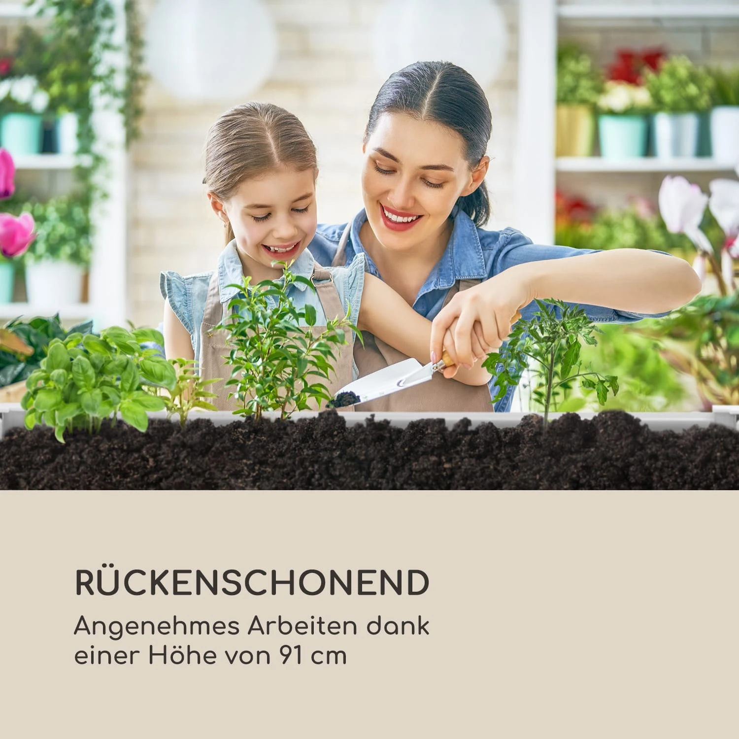 Nova Grow Gartenbeet 100 X 91 X 100 Cm WPC Holzoptik 7 Nova Grow Gartenbeet 100 X 91 X 100 Cm WPC Holzoptik – Bild 7