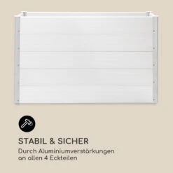 Nova Grow Gartenbeet 150 X 91 X 50 Cm WPC Holzoptik Weiß -Gartendekorations Geschäft 10034746 de 0008 logo